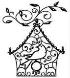 Штамп 'Birdhouse'